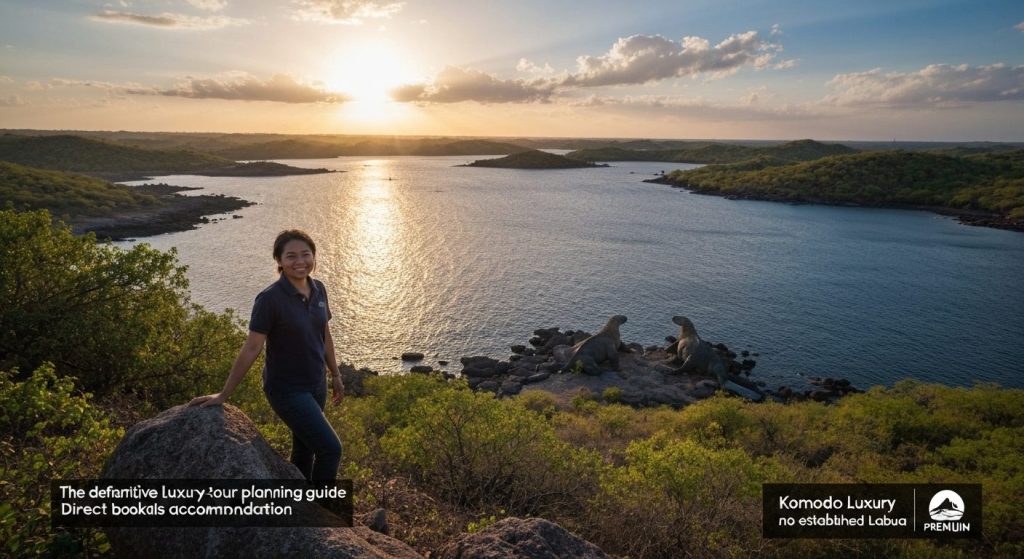 all inclusive komodo tour meals accommodation — Photorealistic editorial travel photograph relevant to: The definitive l
