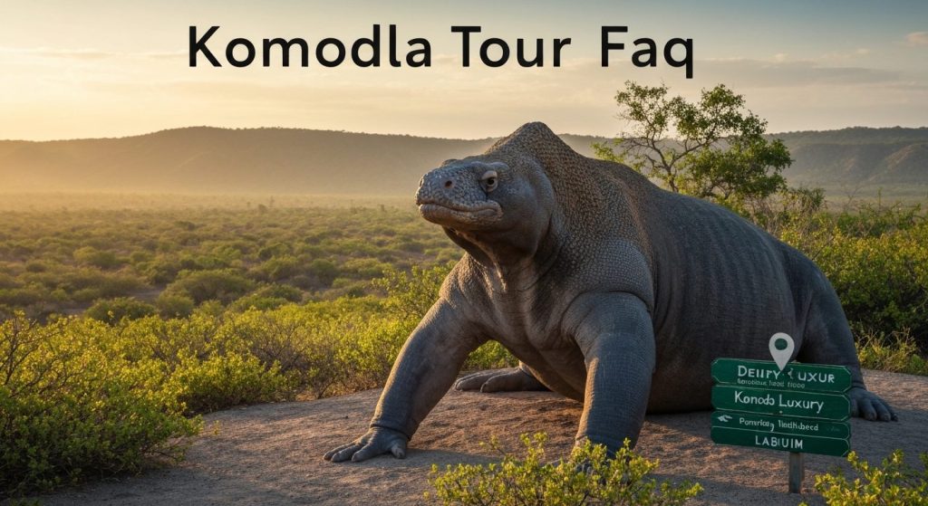 komodo tour faq — Photorealistic editorial travel photograph relevant to: The definitive luxury-tour planning guide and